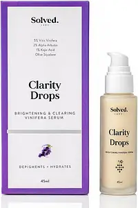 Solved Labs Clarity Drops Brightening & Clearing Vinifera Serum