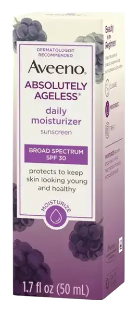 Aveeno Absolutely Ageless Daily Facial Moisturizer with Broad Spectrum SPF 30 Sunscreen