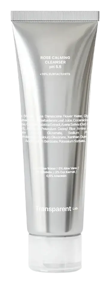 Transparent Lab Rose Calming Cleanser ph 5.5