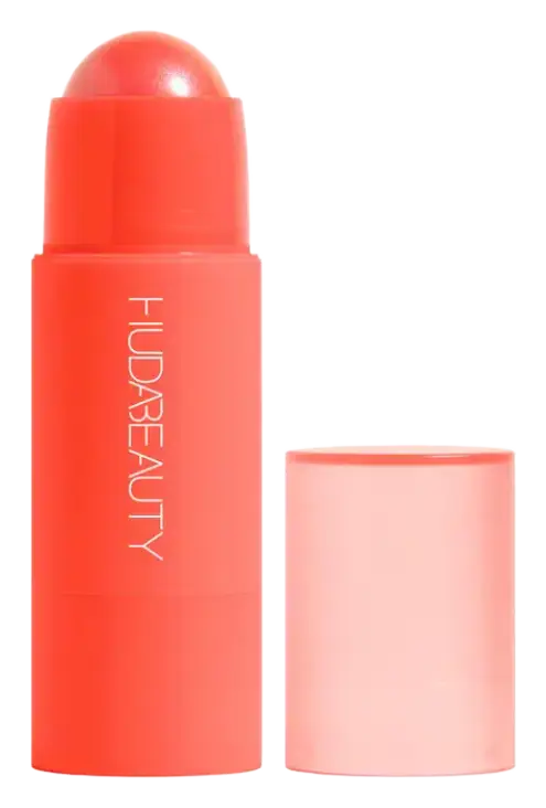 Huda Beauty Cheeky Tint Blush Stick Coral Cutie