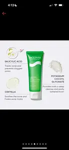Facerinna Salicylic Acid Acne Gel Cleanser