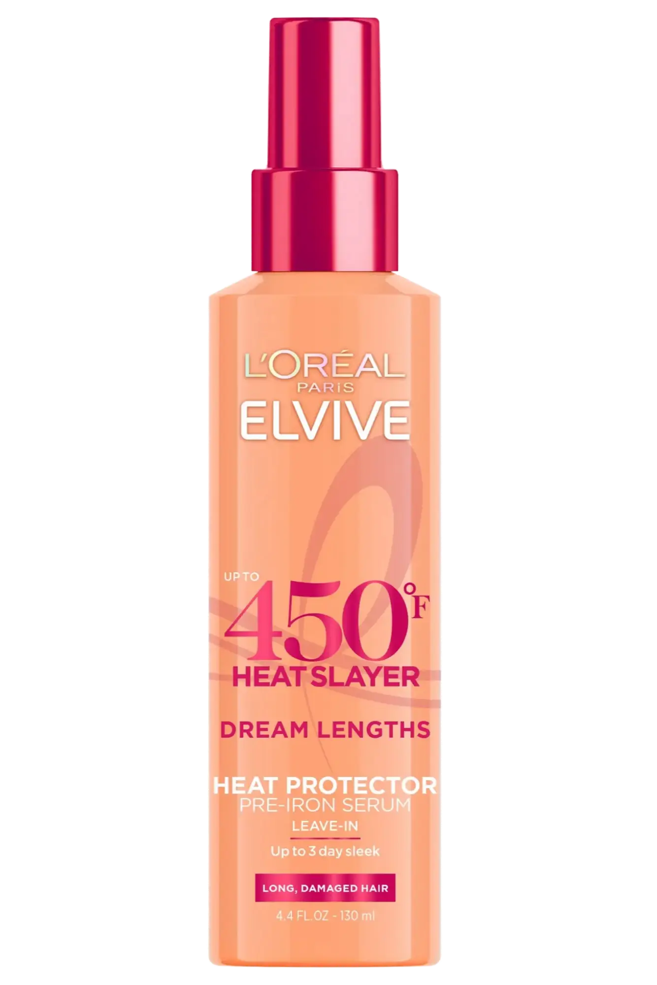 L'Oreal Elvive 450 Heat Slayer Dream Lengths Heat Protector Pre-Iron Serum Leave-In