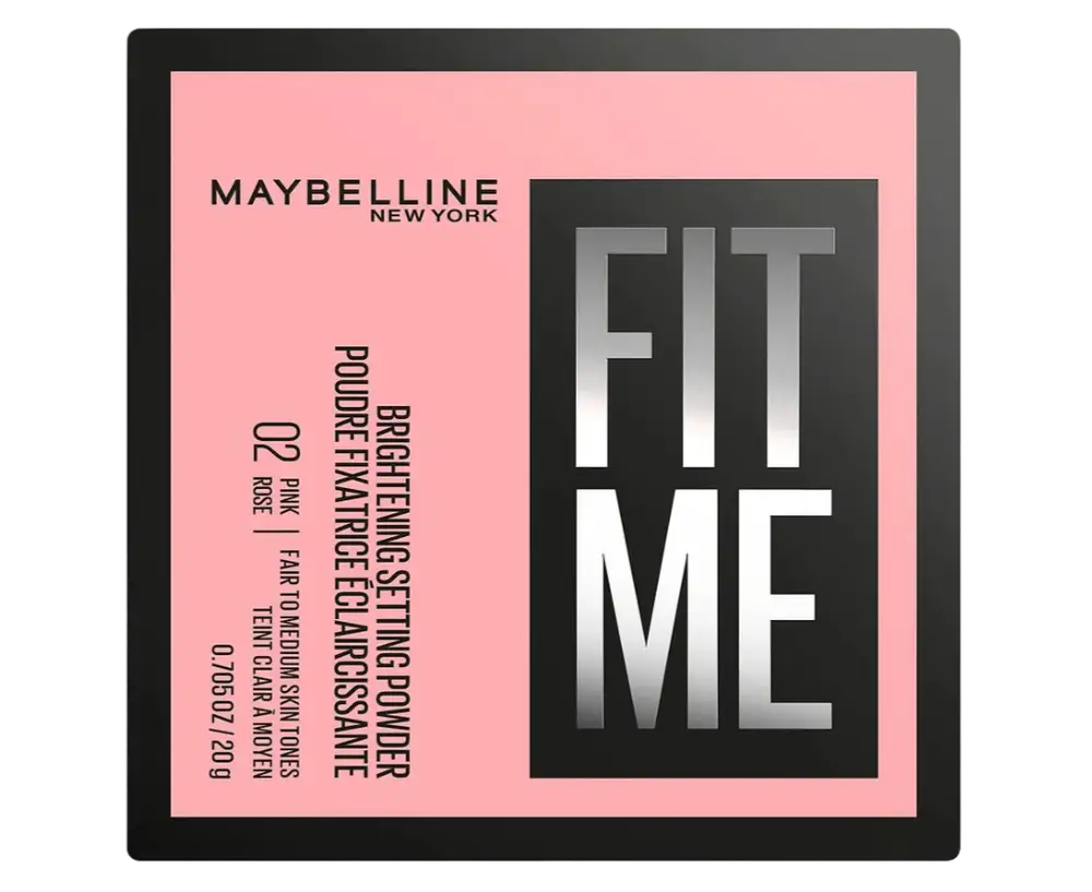 Maybelline Fit Me Brightening Setting Powder 02 Brightening Pink Rose