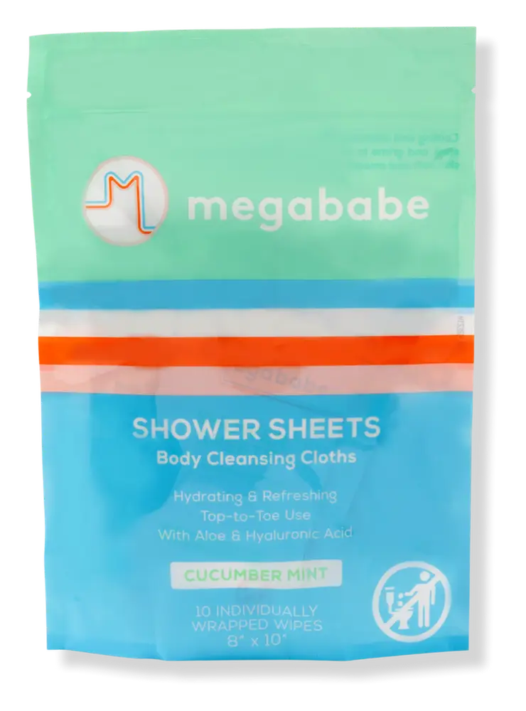 megababe Cucumber Mint Shower Sheets