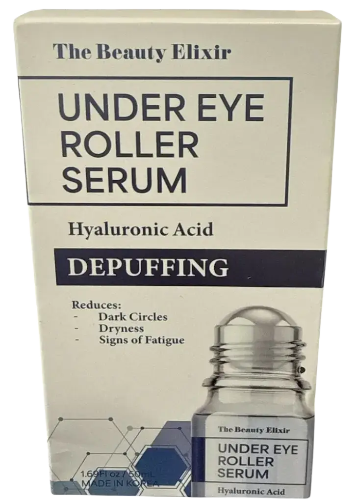The Beauty Elixir Hyaluronic Acid Depuffing Under Eye Roller Serum
