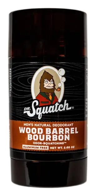 Dr. Squatch Wood Barrel Bourbon Deodorant