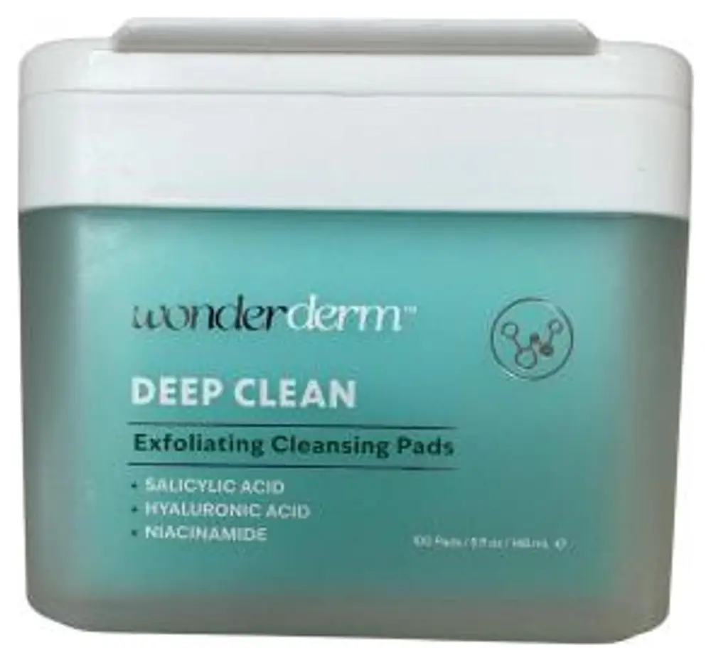 Wonderderm Deep Clean Exfoliating Cleansing Pads