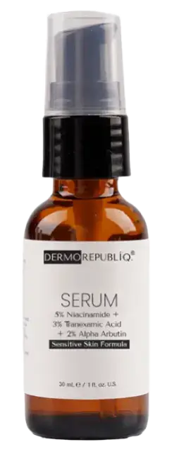 Dermorepubliq 5% Niacinamide + 3% Tranexamic Acid + 2% Alpha Arbutin Sensitive Skin Formula Serum