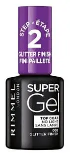 Rimmel London Super Gel Top Coat Glitter Finish