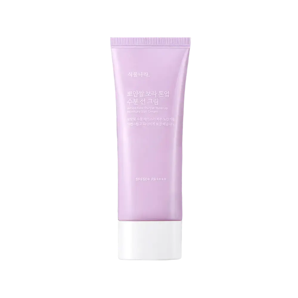 Shingmulnara White Rice Purple Tone Up Moisture Sun Cream SPF 50+