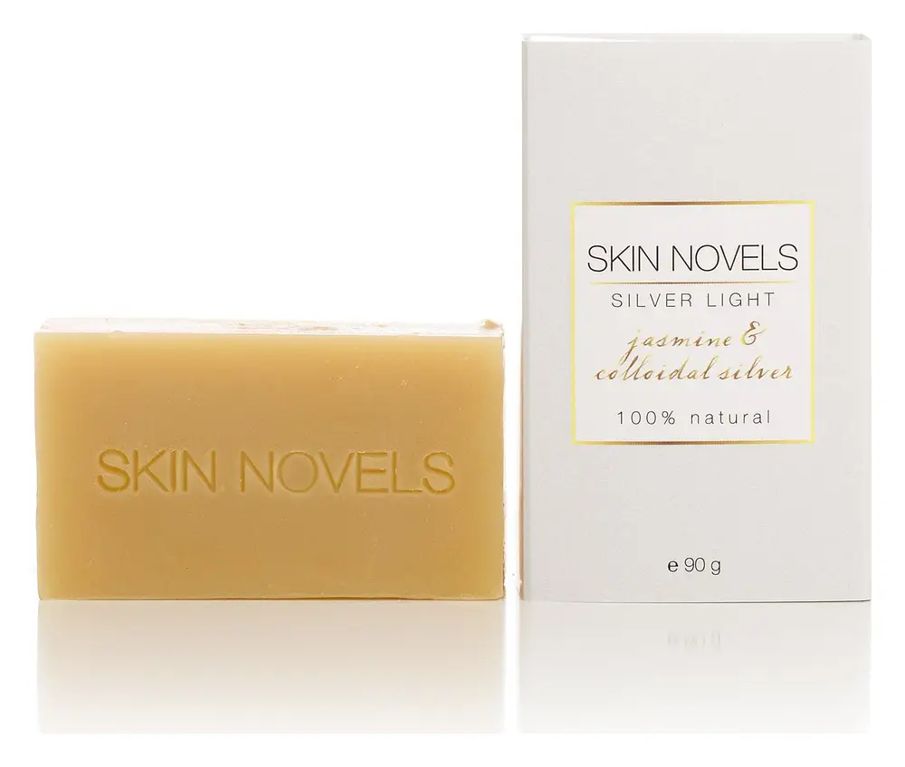 Skin Novels Silver Light Jasmine & Colloidal Silver Natural Soap
