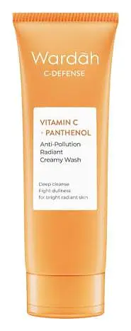 Wardah C-Defense Vitamin C + Panthenol Anti-Pollution Radiant Creamy Wash