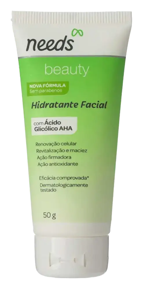 Needs Hidratante Facial Com Acido Glicólico