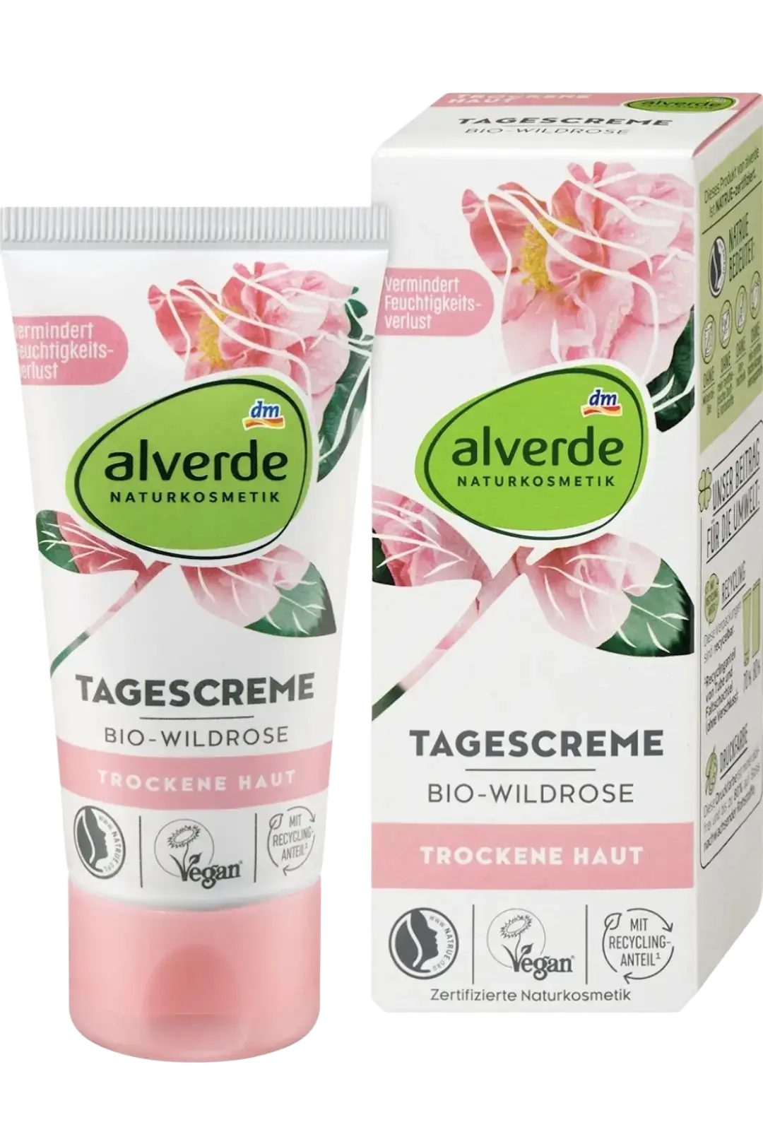 Alverde Naturkosmetik Tagescreme Bio-Wildrose