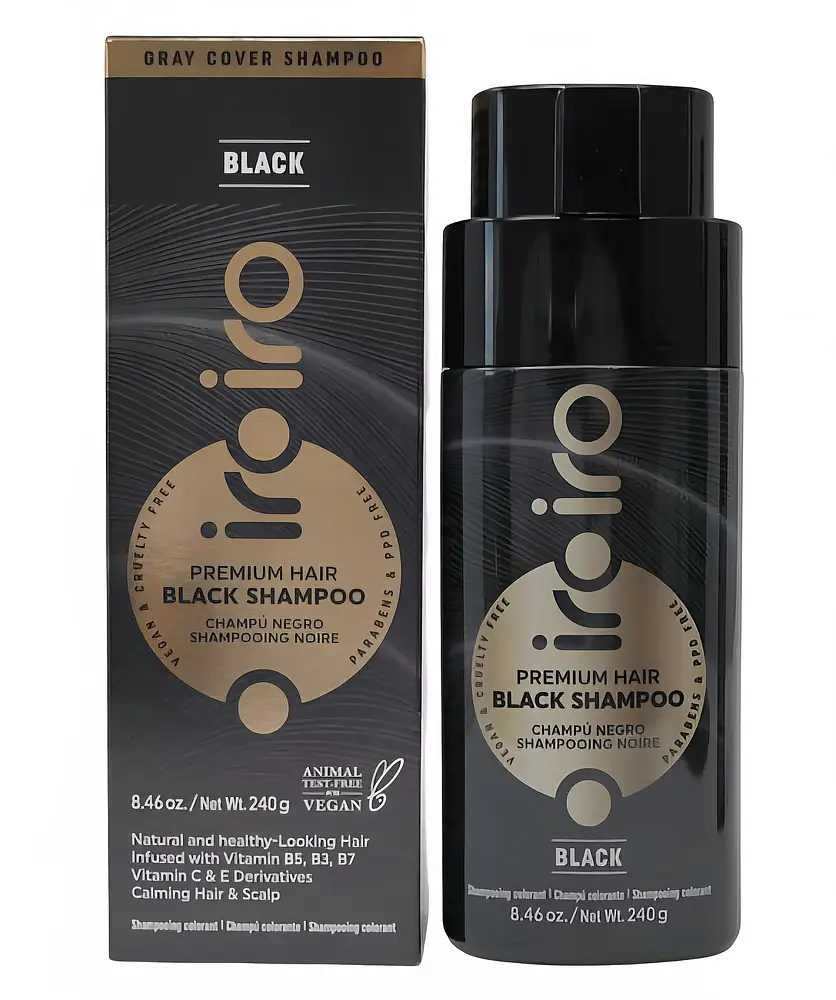 Iroiro Premium Hair Shampoo Black