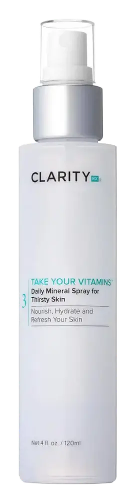 ClarityRx Take Your Vitamins Daily Mineral Spray for Thirsty Skin