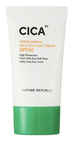 Nature Republic Green Derma Mild Cica Sun Cream SPF 50