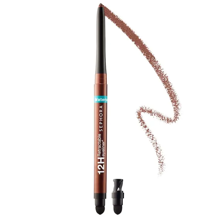 Sephora Collection Waterproof 12HR Retractable Eyeliner Pencil 08 Shimmer Espresso