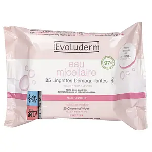 Evoluderm Micellar Water Cleansing Wipes
