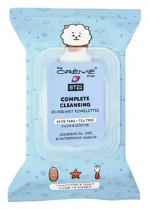 The Creme Shop RJ Complete Cleansing Towelettes Aloe Vera + Green Tea