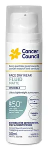 Cancer Council Face Daywear Fluid Invisible SPF50+