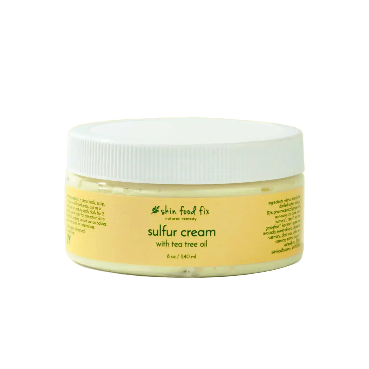 Skin Food Fix Sulfur Cream With Tea Tree Oil