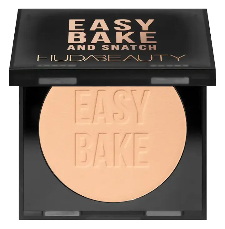 Huda Beauty Easy Bake & Snatch Pressed Brightening & Setting Powder Peach Pie