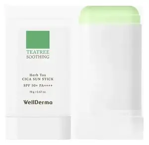 Wellderma Teatree Soothing Herb Tox Cica Sun Stick SPF 50+ PA++++