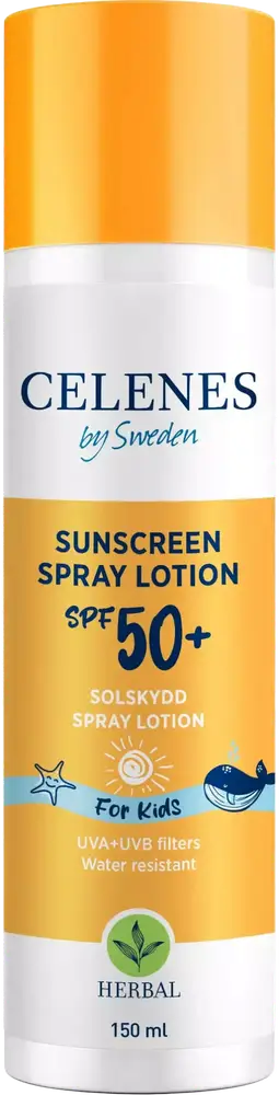 Celenes by Sweden Sunscreen Spray Lotion Kids SPF 50+