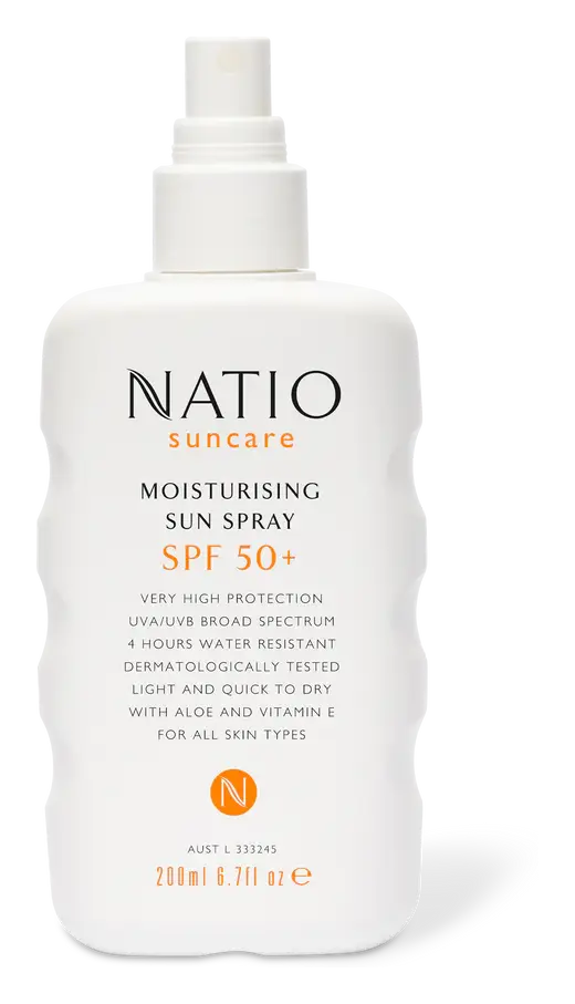 Natio Moisturising Sun Spray SPF 50+