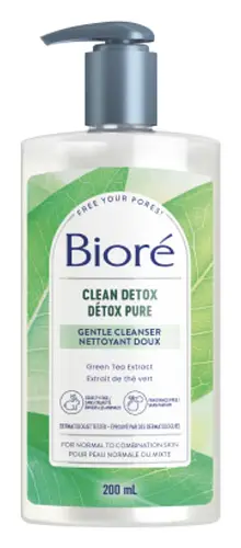 Biore Clean Detox Gentle Cleanser