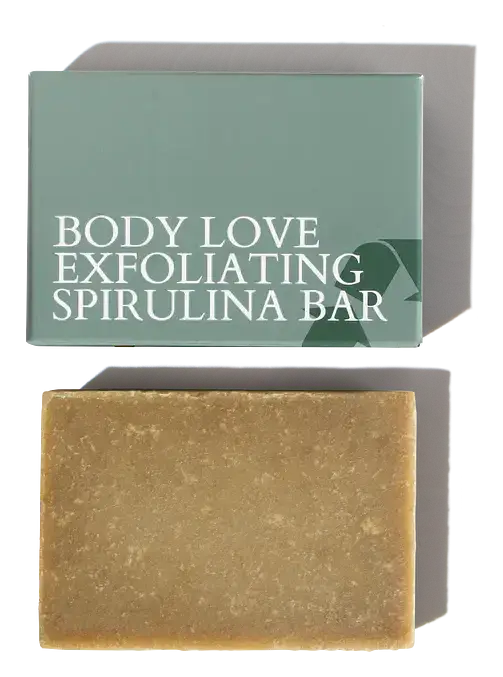 Fitglow Beauty Body Love Exfoliating Spirulina Bar