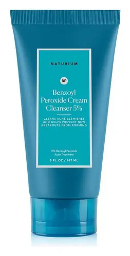 Naturium Benzoyl Peroxide Cream Cleanser 5%