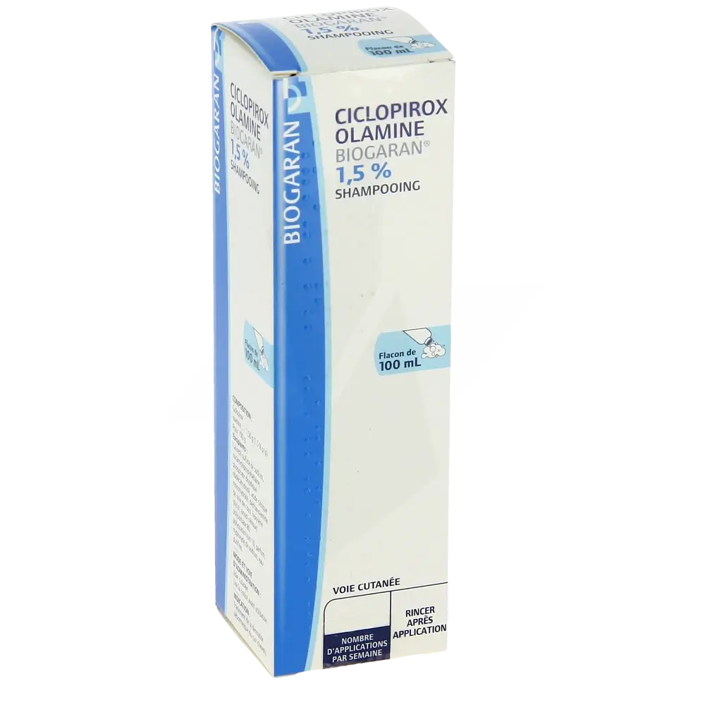 Biogaran Ciclopirox Olamine Biogaran 1,5% Shampooing