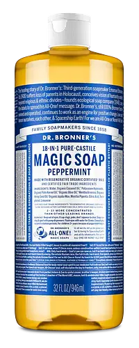 Dr. Bronner's Pure-Castile Liquid Soap Peppermint