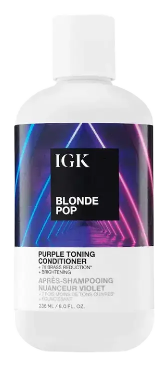 IGK Hair Blonde Pop Purple Toning Conditioner