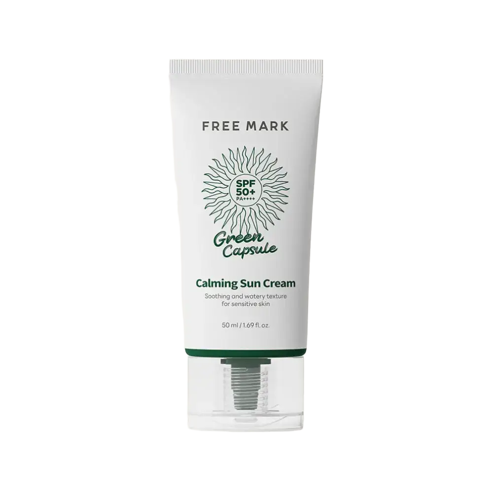 Jaminkyung Free Mark Green Capsule Calming Sun Cream SPF50+ PA++++