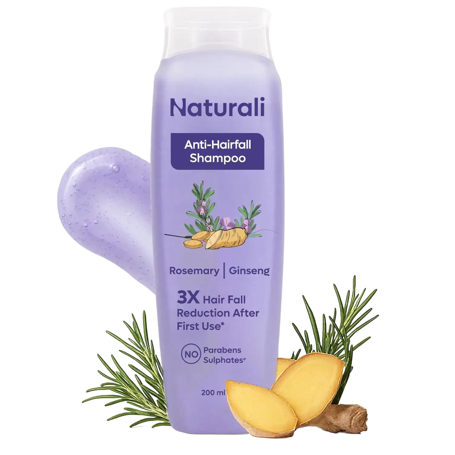 Naturali Anti-Hairfall Shampoo Rosemary And Ginseng