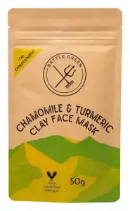 Battle Green Clay Face Mask Chamomile & Turmeric