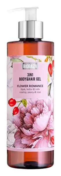 Biobaza 3in1 Shower Gel Flower Romance