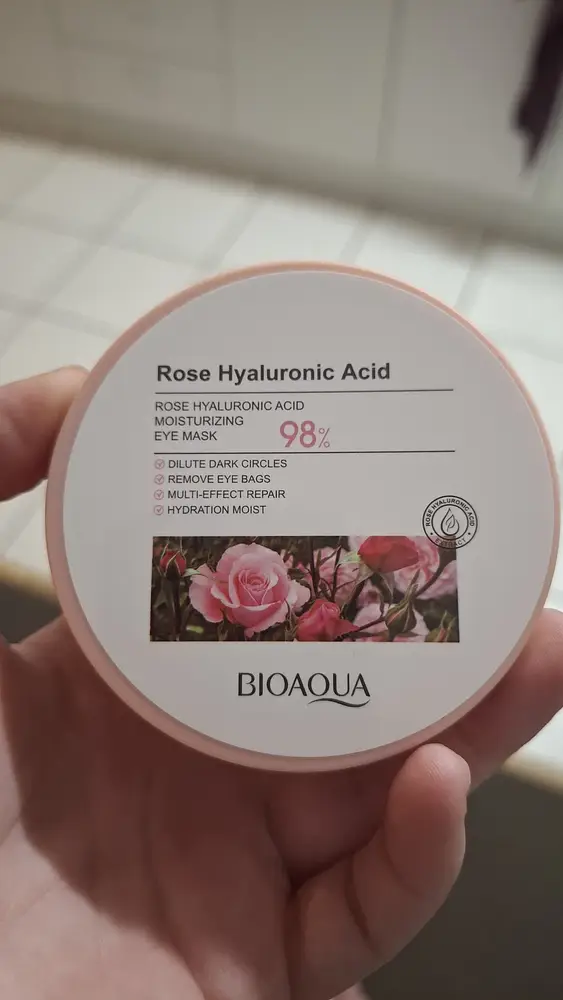 Bioaqua Rose Hyaluronic Acid Moisturising Eye Mask