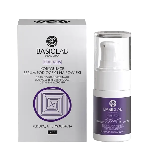 BasicLab Korygujące Serum Pod Oczy I Na Powieki
