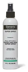Generic Value Products Super Spray Compare to Paul Mitchell Freeze and Shine Super Spray