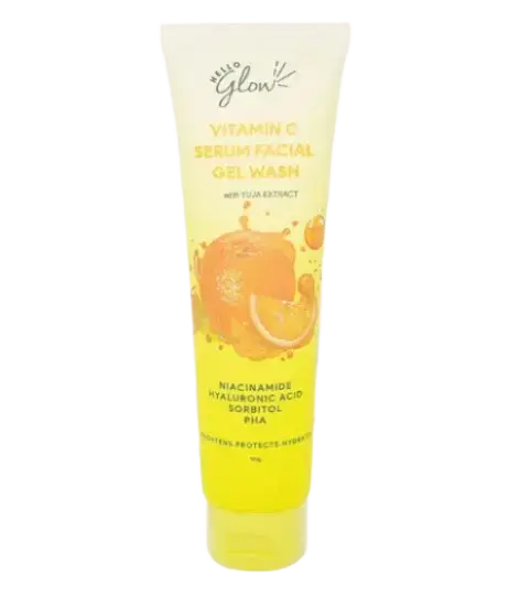 Hello Glow Vitamin C Serum Facial Gel Wash