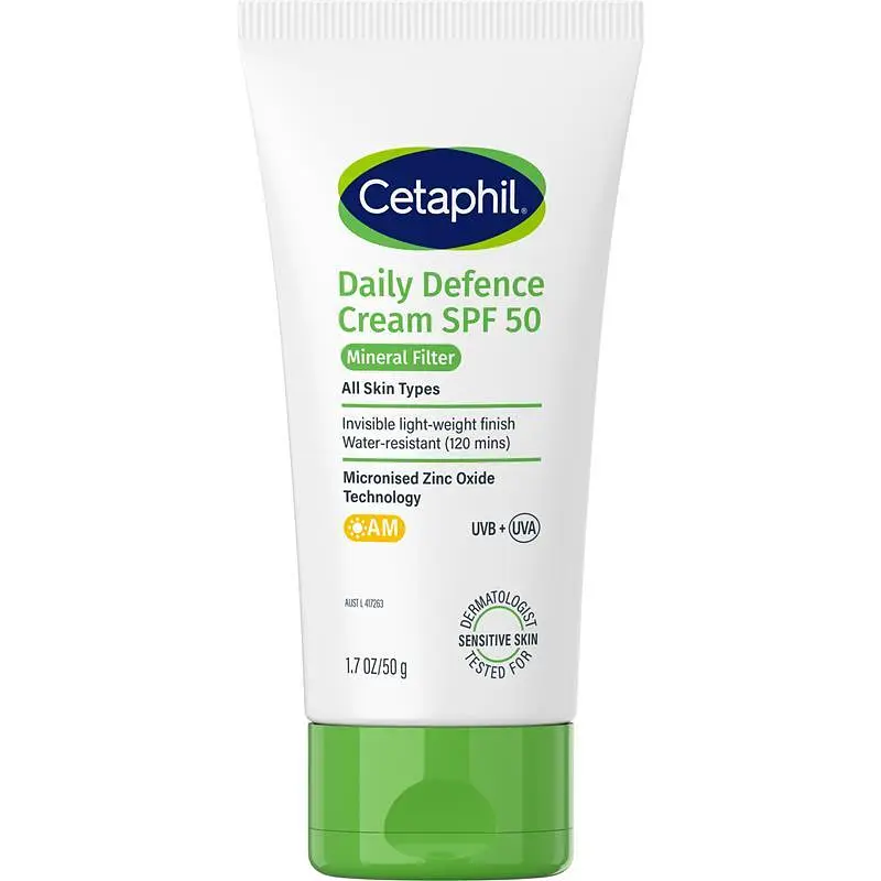 Cetaphil Daily Defence Face Moisturiser With SPF 50+ Australia