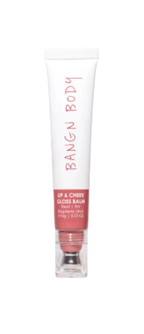 Bangn Body Lip & Cheek Gloss Balm Raspberry Drop