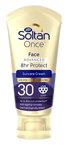 Boots Soltan Once Advanced Face 8Hr Protect SPF30 Sun Cream