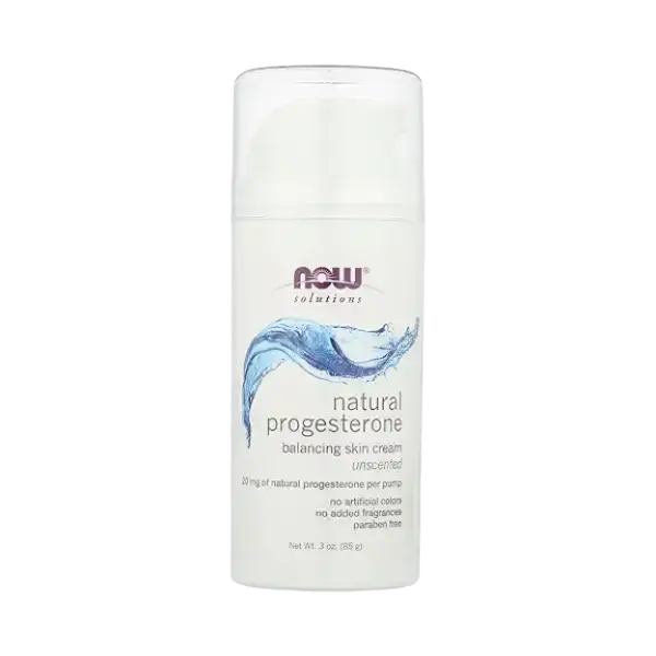 Now Solutions Progesterone From Wild Yam Balancing Skin Cream Unscented