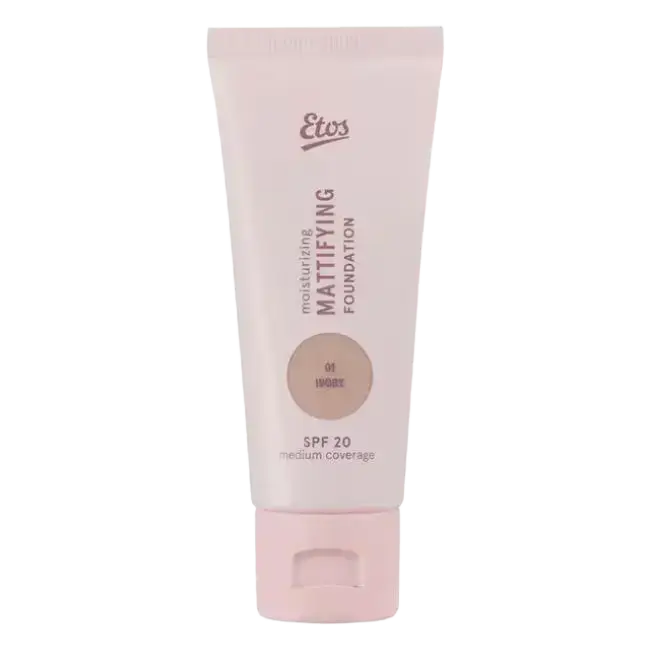 Etos Moisturizing Mattifying Foundation SPF 20 01 Ivory