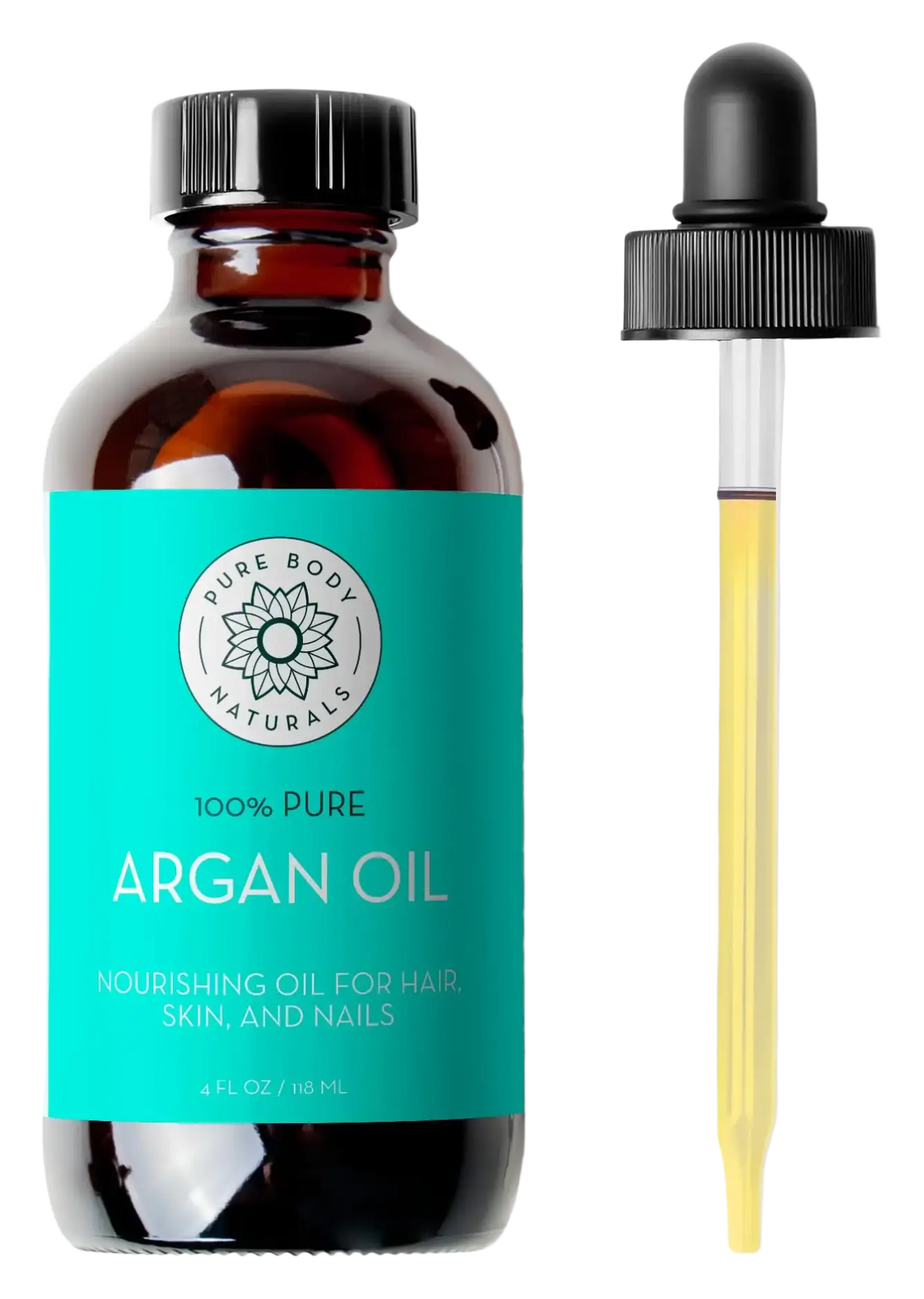 Pure Body Naturals 100% Pure Argan Oil